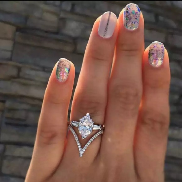 Jewelry - new! “lila” Engagement Style Women’s Crystal Ring